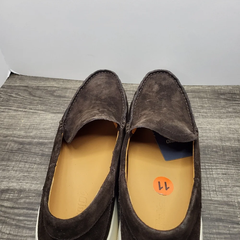 OluKai Ka'a Loafer Slip on Shoes Men's Size 11 Dark Brown New